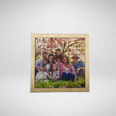 Puslespil med eget foto